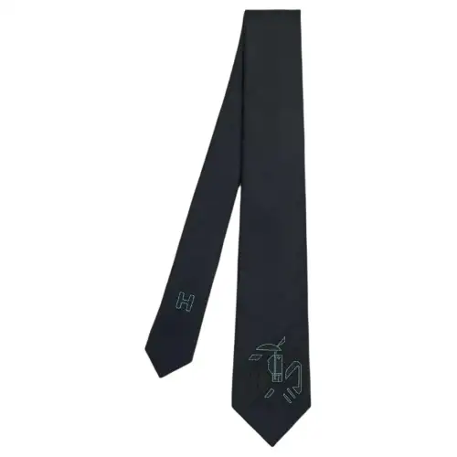 HERMES Chevaux En Symetrie Ties Unisex