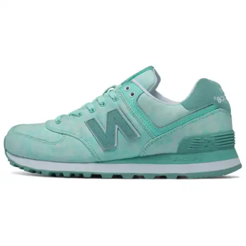 New Balance NB 574 Running Shoes Women's Low Top Crab Shell Green