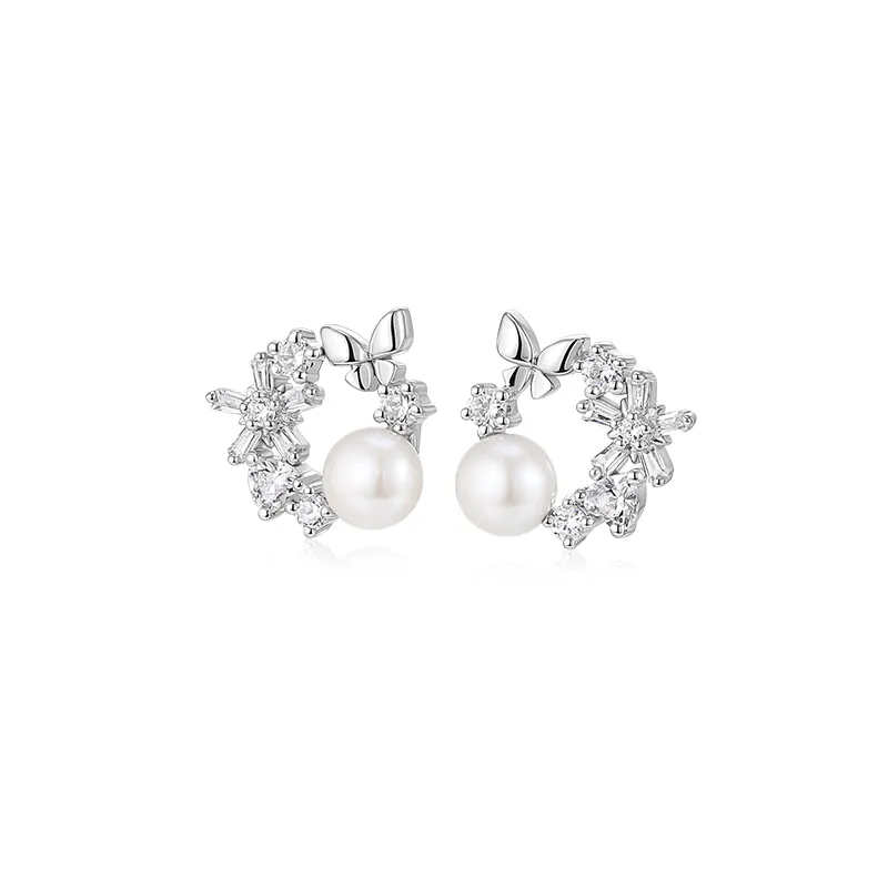 KADER Pearl Stud Earrings Women's