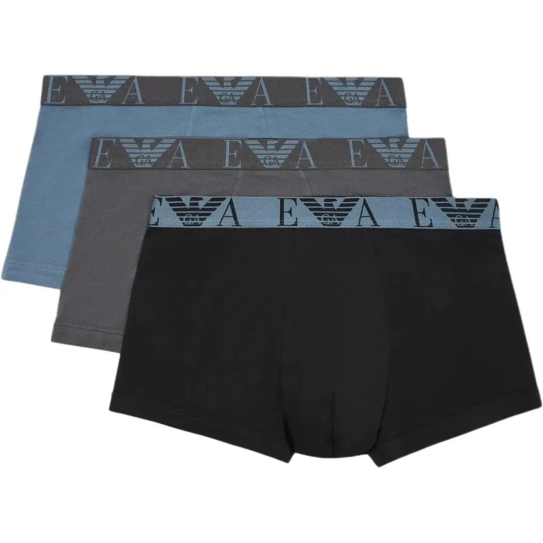 EMPORIO ARMANI Three-pack Of Boxer Briefs With Bold Monogram Logo