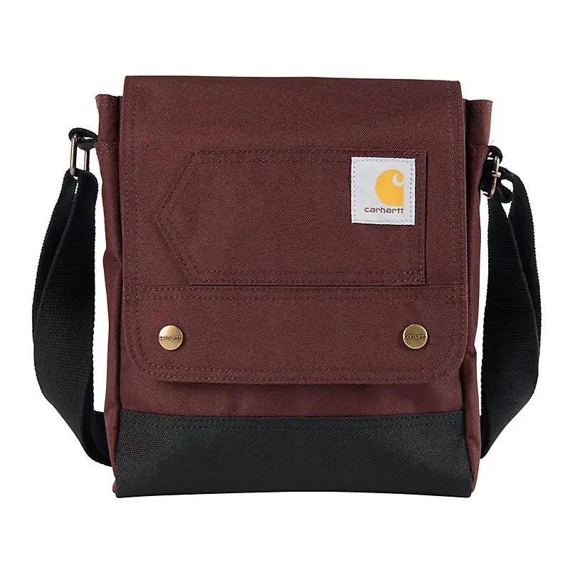 Carhartt Polyester Crossbody Bags Unisex Red Brown
