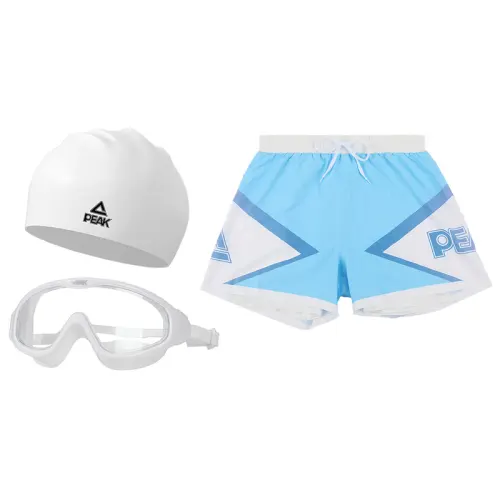 Ears stickers, waterproof earplugs, double-layer trousers for swimming, rubber set, polyester, men's style