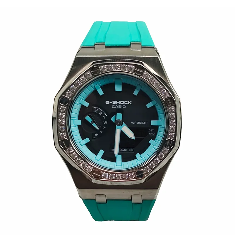CASIO Men Liquid Crystal/Analog Dual Display Series 44mm Black Watch