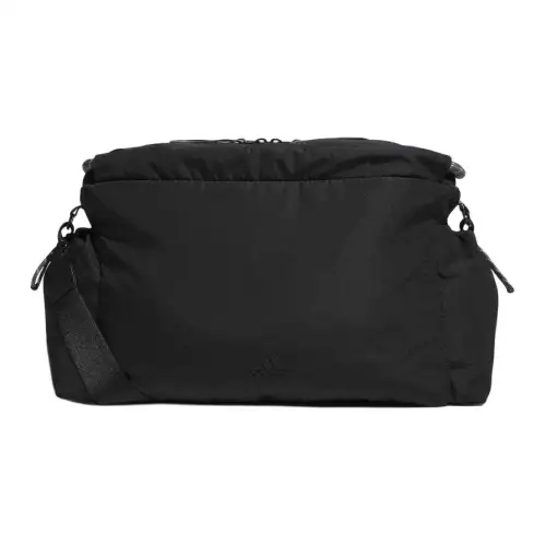 Adidas, foldable removable adjustable straps with zipper, travel bag, polyester