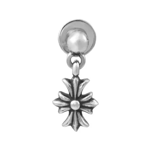 Chrome Hearts Tiny Cross drop earring