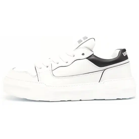 MIU MIU Stylish Skateboarding Shoes Women's White Black