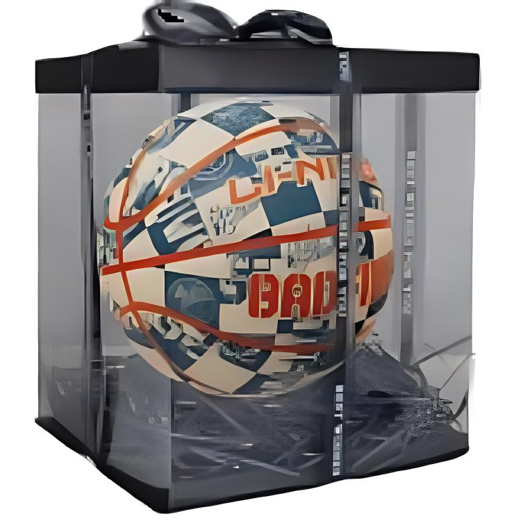 Li Ning LBQK476 2 Basketball Kids’ Basketball Rubber All Kids Size 7, Size 5