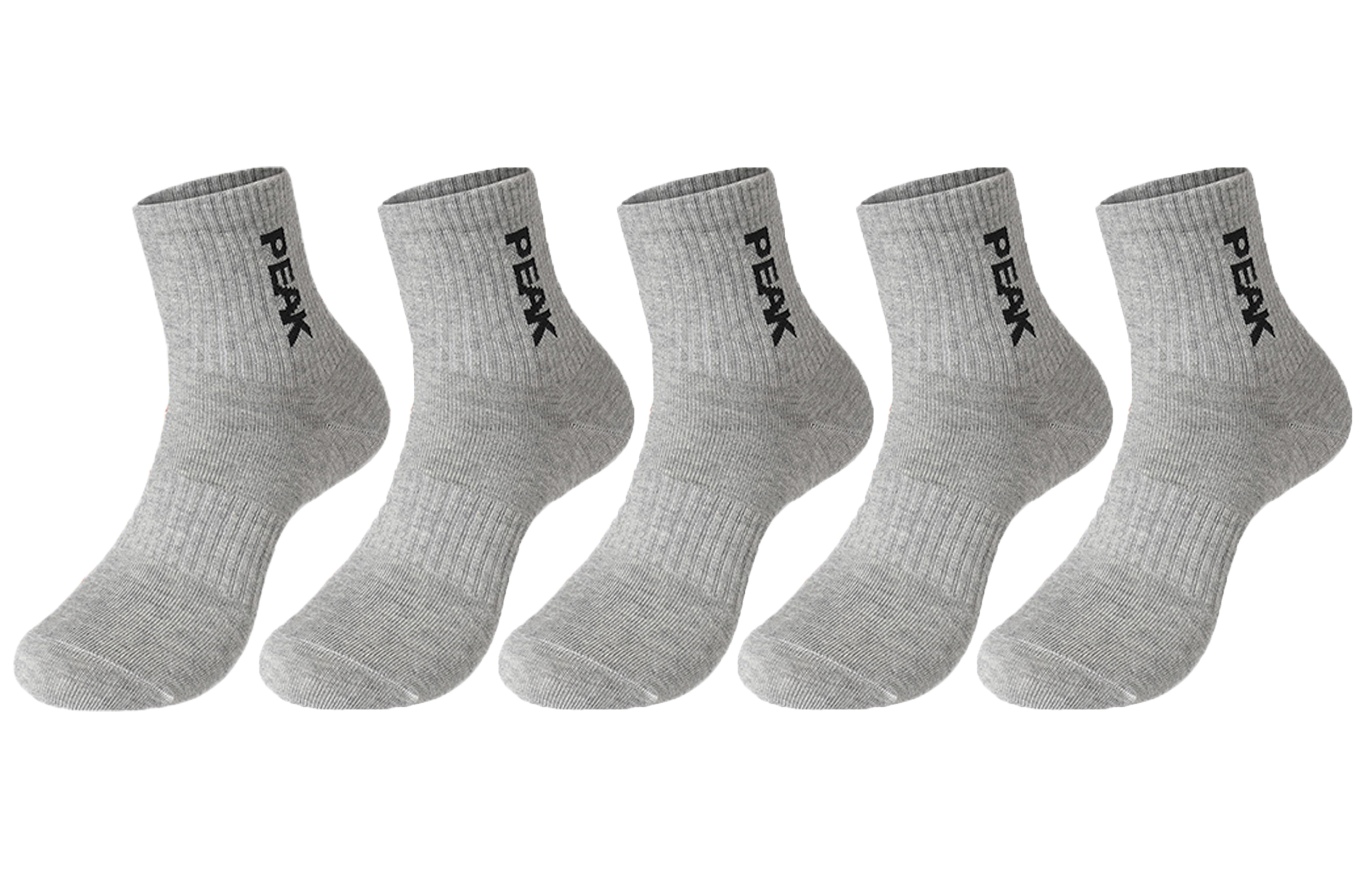 PEAK Ankle Socks Unisex Multi double Loading Multiple Colors Terry Sole