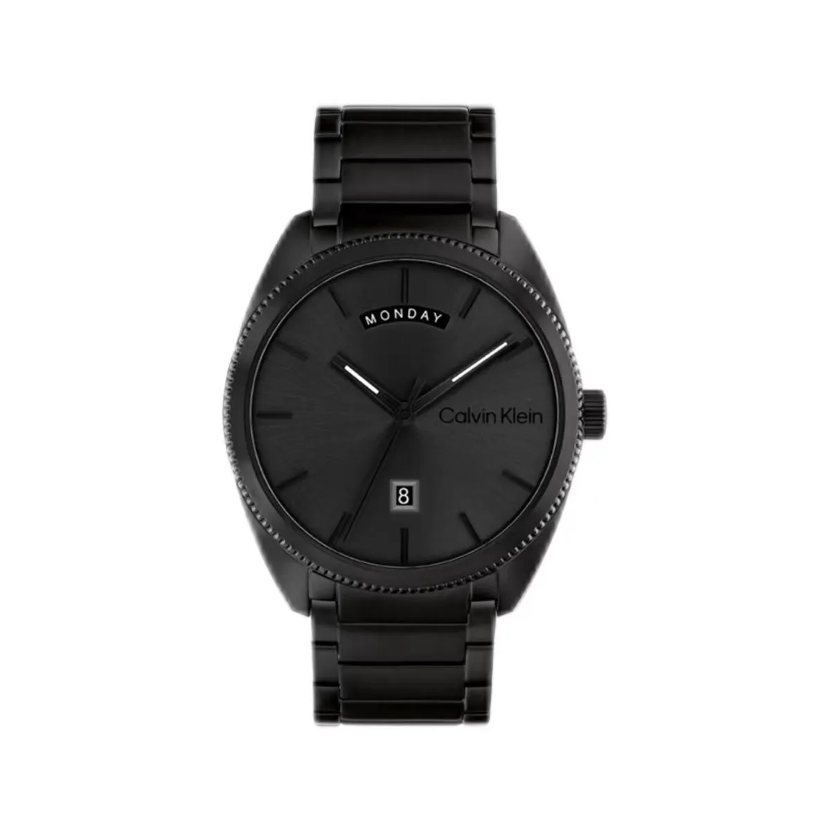 CALVIN KLEIN PROGRESS Wrist Watches Quartz Movement Stainless Steel Watchband 42mm Black Dial Men's Watches Minimalist