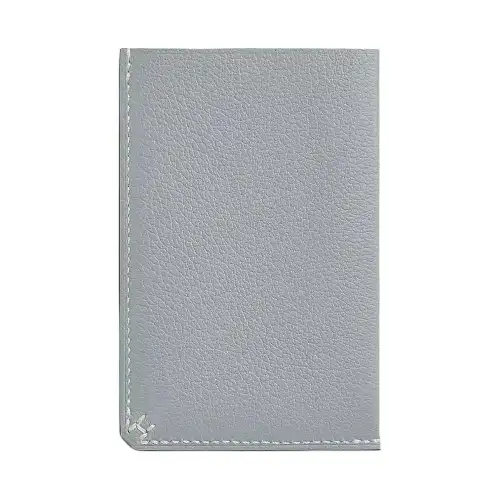 HERMES H Sellier Flap Closure Evercolor Leather Card Holder Men's 8U Bleu Glacier Blue