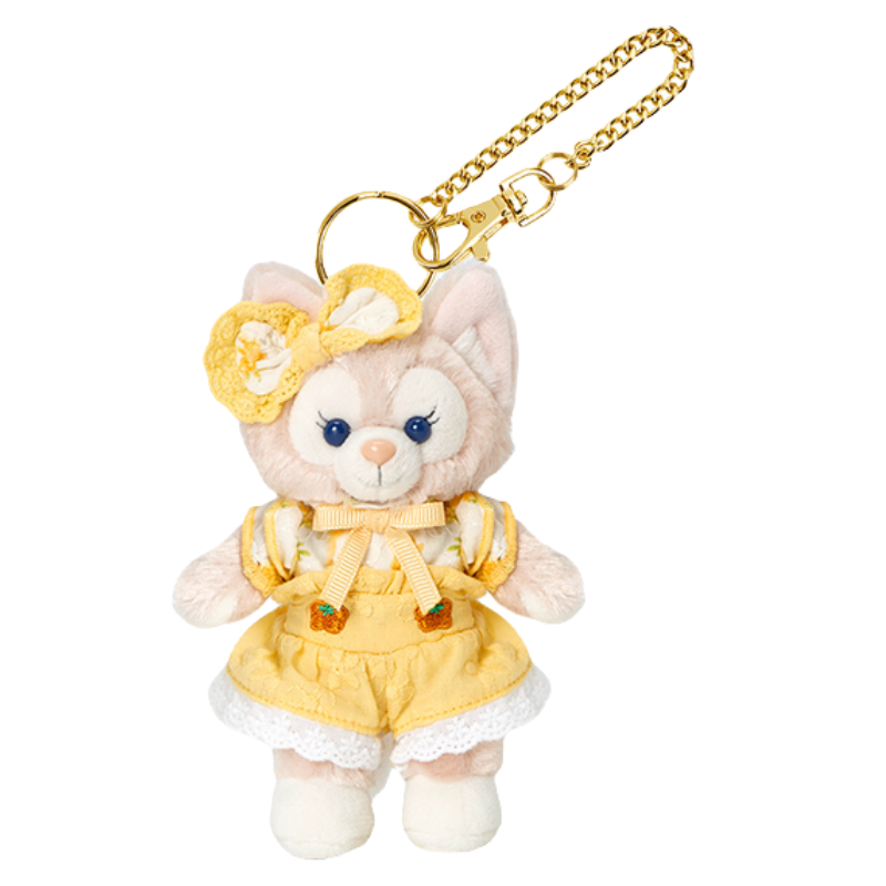 Disney Disney 2024 Summer Daffy and Friends Series Lina Belle Keychain Plush Pendant Shanghai Disney 13cm high