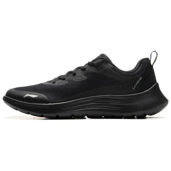LINING Feather Running Shoes Men Low-Top Black