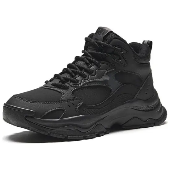 ANTA Casual Shoes Women's Mid-Top Black/Carbon Gray