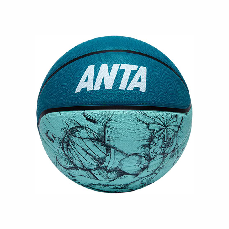 Anta Rubber Basketball Blue Size 5 Ball, Size 7 Ball Training Kids’