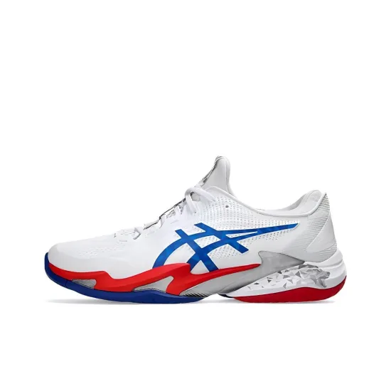 Paris 2024 X Asics Court FF 3 Novak Tennis Shoes Men Low-top Blue/red/white