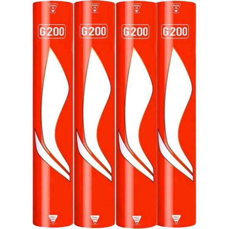 Li Ning G200 Goose Feather Shuttlecock 12 Pack Goose Feather Match Ball Shuttlecocks