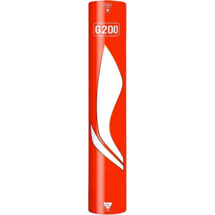 Li Ning G200 Goose Feather Shuttlecock 12 Pack Goose Feather Match Ball Shuttlecocks