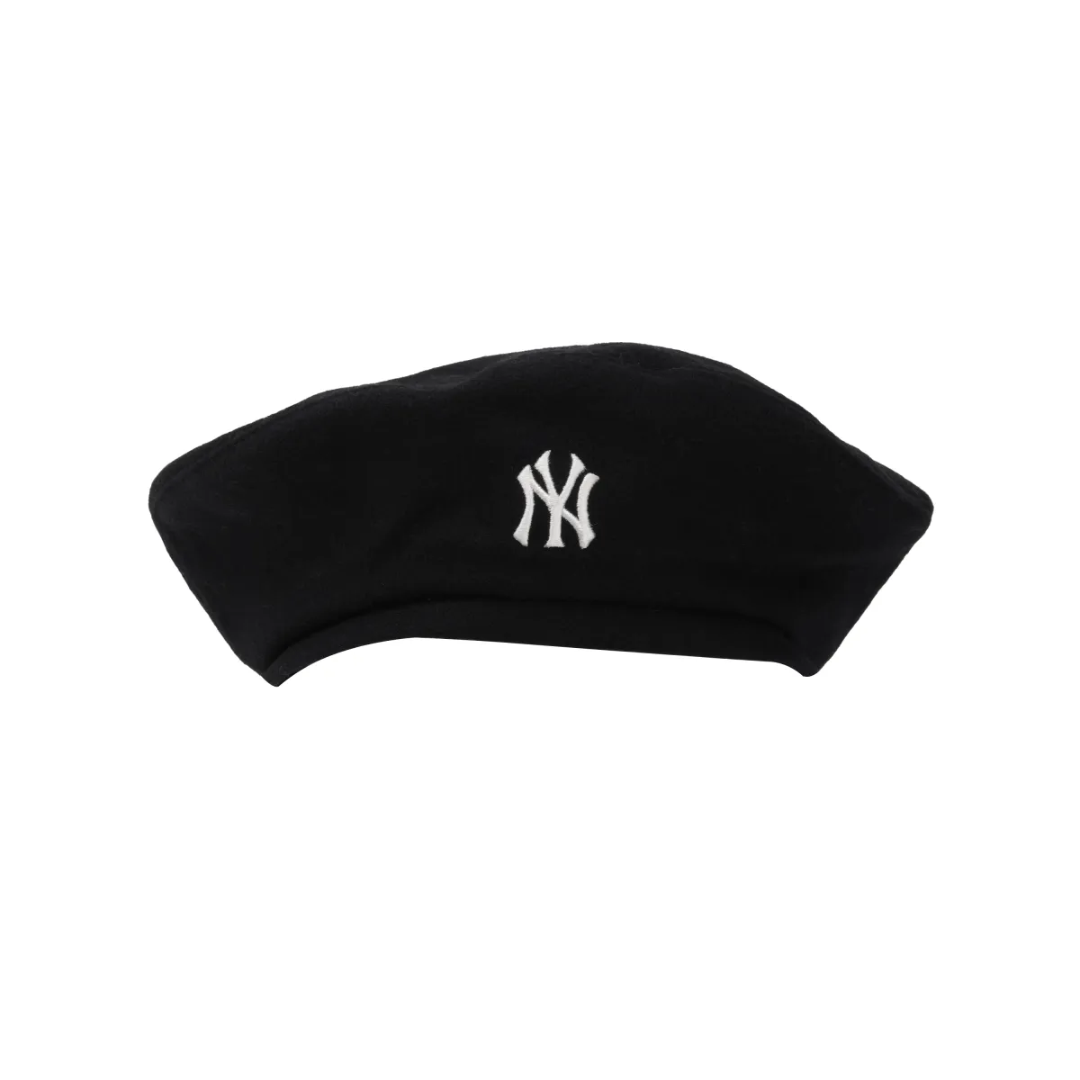 MLB Fashion Trend Logo Embroidered Beret Black