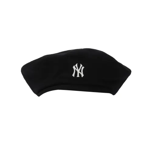 MLB Fashion Trend Logo Embroidered Beret Black