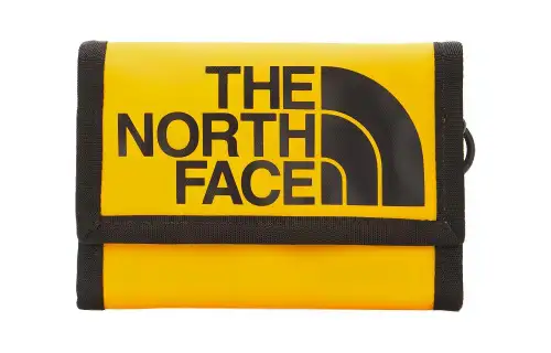 THE NORTH FACE Polyester Coin Purse Card Holder Charm Bag Wallet Regular Unisex Yellow