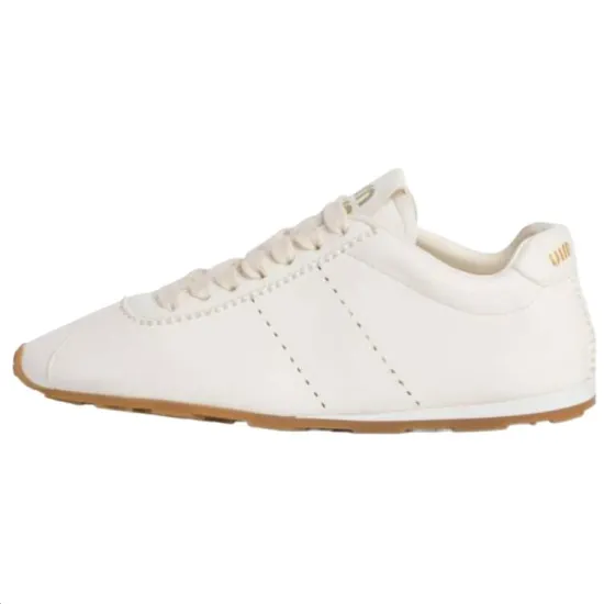 MIU MIU Plume Qixi Festival Collection Low-Top Casual Shoes Women's Ivory