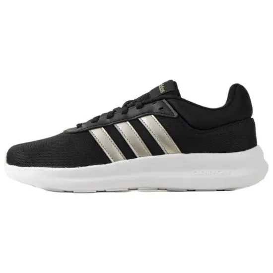 Adidas LITE RACER 4.0 Anti-Slip Wear-Resistant Low-Top Casual Running Shoes Women's Black White