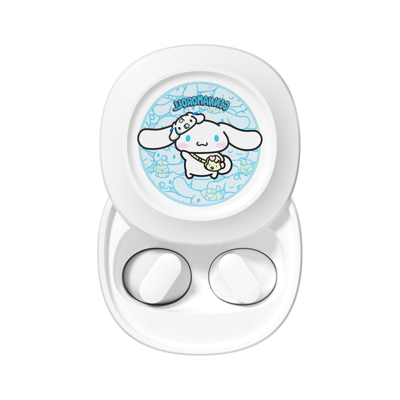 Hello Kitty Hello kitty, sanrio, apple, wireless design small handheld switch key for men and women for students, high quality universal headphones, for beloved, Android, bluetooth