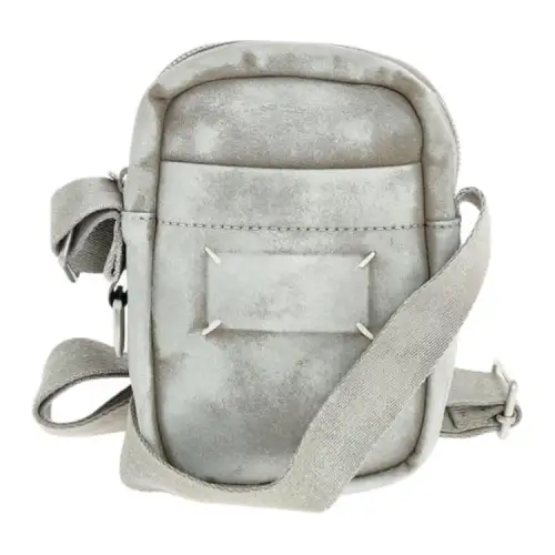 Maison Margiela Eco Leather Crossbody Bag, Shoulder Bag Men's Gray