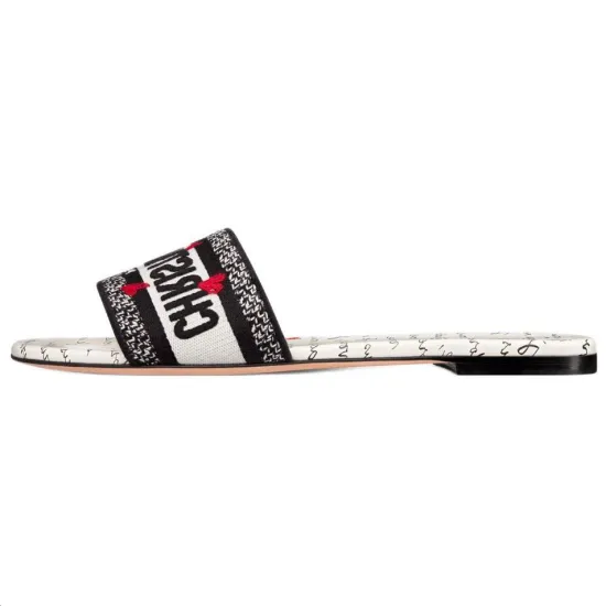 DIOR Slide Slippers Women's Black
