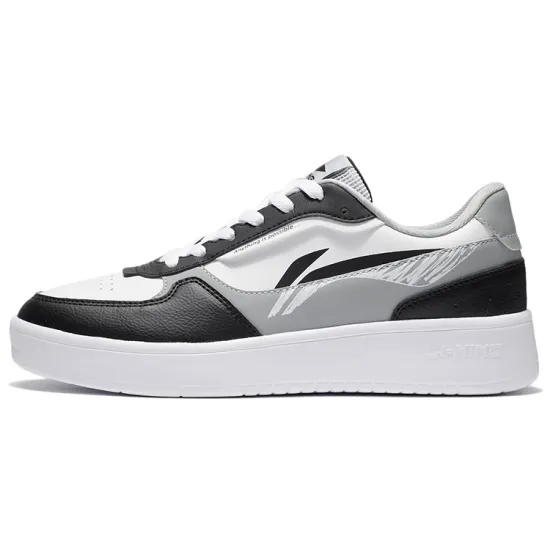 LINING Duda Skateboard Shoes Men Low Top Black/Standard White