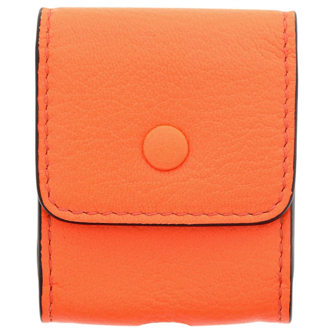 Maison Margiela Goatskin Earphone Case Men's Orange