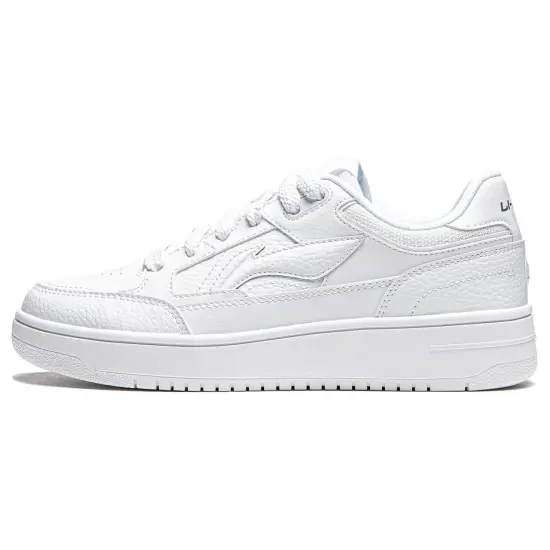 LINING Tianji Skateboard Shoes Women's Low-Top Standard White
