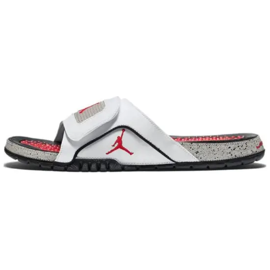 Jordan Hydro 4 Flip-flops Men White/Red