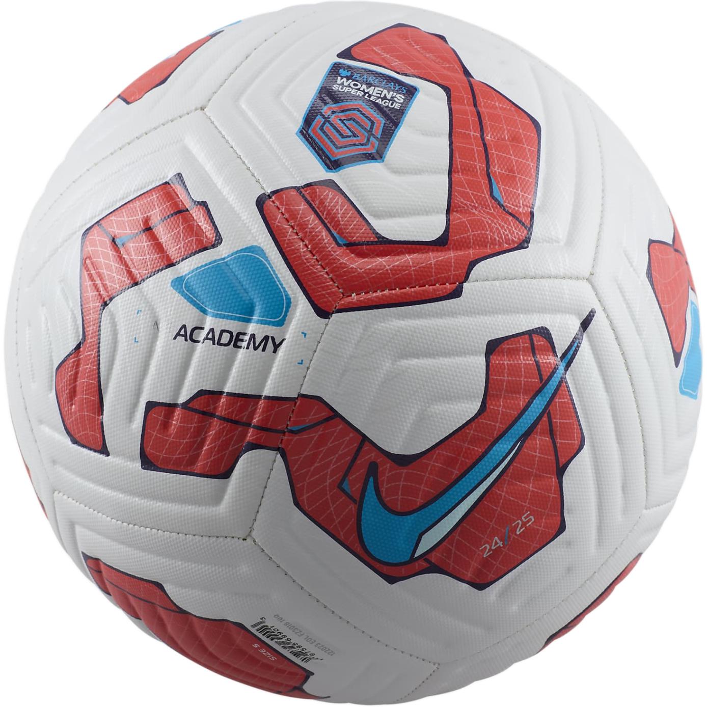 Nike 3 4 Size 5 Ball Soccer Ball Rubber Unisex White Red Blue