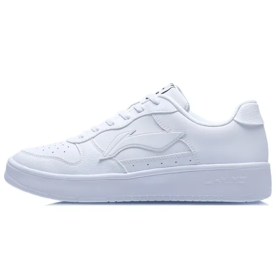 LINING Pontoon Boats Skateboard Shoes Men Low-Top White