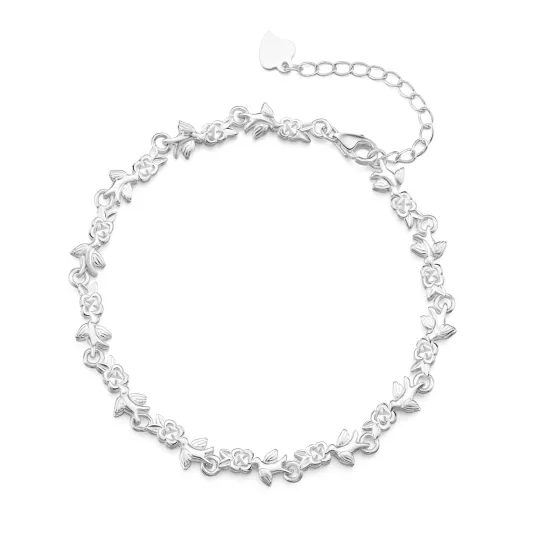 MOLADY 990 Silver Material Bracelets Women's