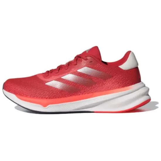 Adidas SUPERNOVA STRIDE Running Shoes Women's Low-Top Black Silver