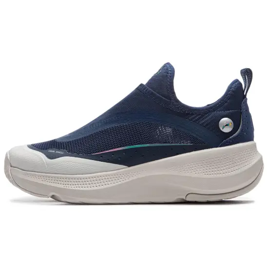 LINING Casual Shoes Women's Low-Top Deep Navy Blue/Antarctic Gray