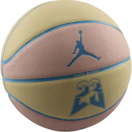 Jordan Artificial leather basketball, durable, wear-resistant, portable, brown/olive green, No. 7 training, same style for men and women