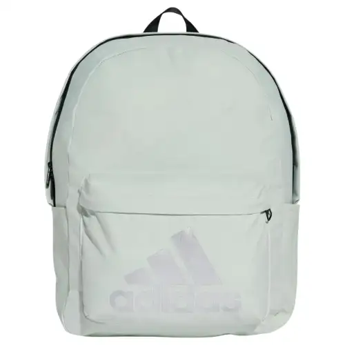 Adidas Recycled Polyester Backpack Unisex Linen Green & Metallic Silver