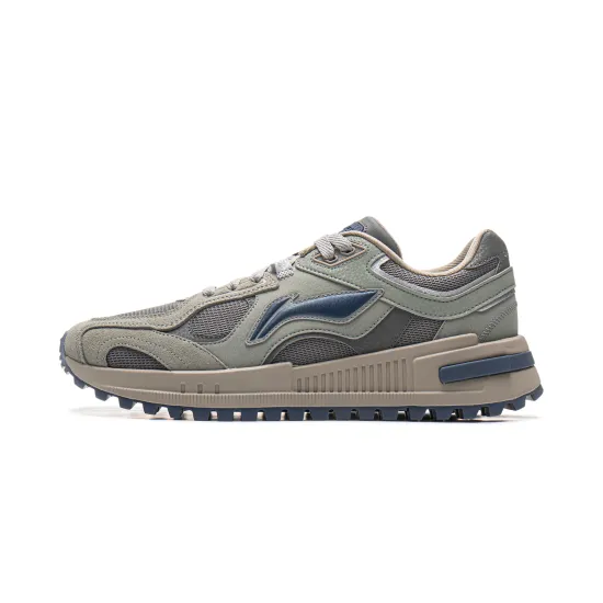 LINING Wind Rider 2.0 Casual Shoes Men Low-Top Earth Frost Gray/Shadow Gray