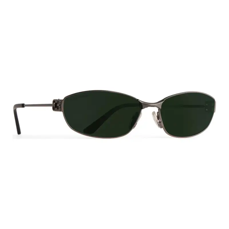 Balenciaga Oval Sunglasses Women's Silver