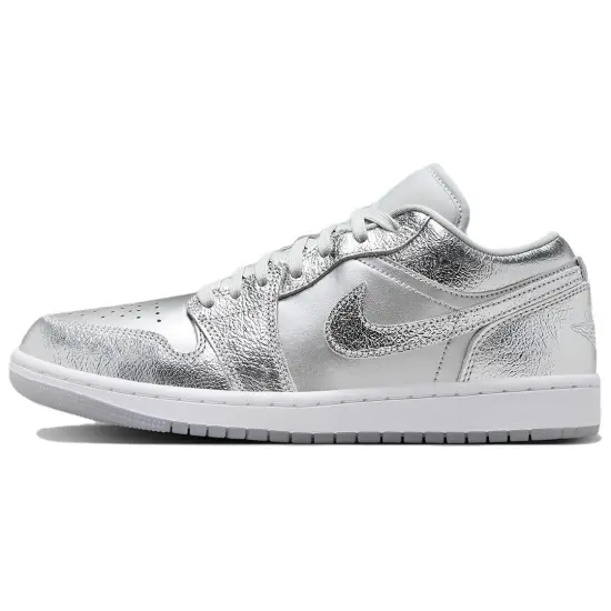 Jordan 1 Low SE Metallic Silver Women's