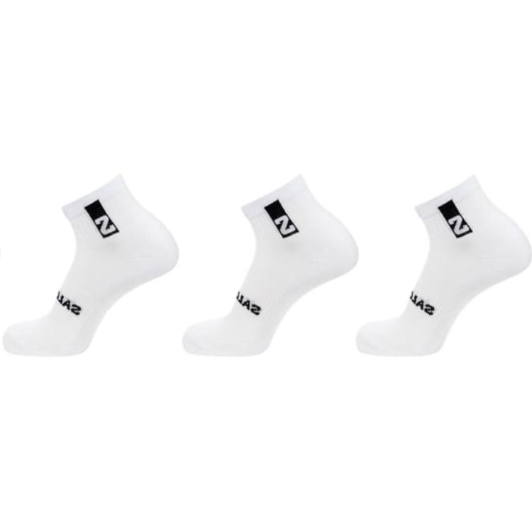 SALOMON Crew Socks Unisex 3 Pack White