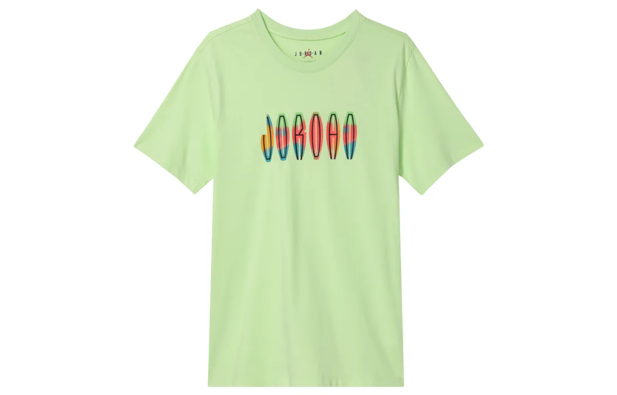 Jordan Drop Shoulder Sleeve T-Shirt Men's Green