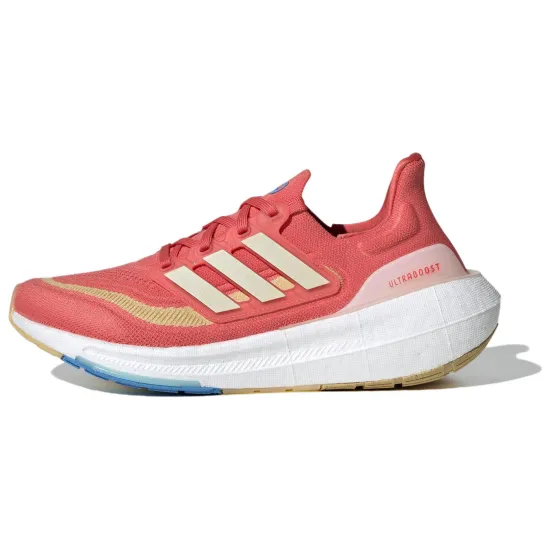 Adidas Anti-Slip Wear-Resistant Low-Top Casual Running Shoes Women's Red Yellow White