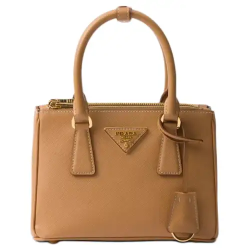 PRADA Leather Shoulder Bag, Crossbody Bag, Handbag Mini Women's Brown