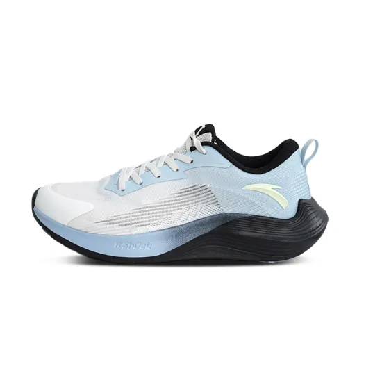 ANTA Running Shoes Men Low-Top Papyrus White/FANTAsy Blue/