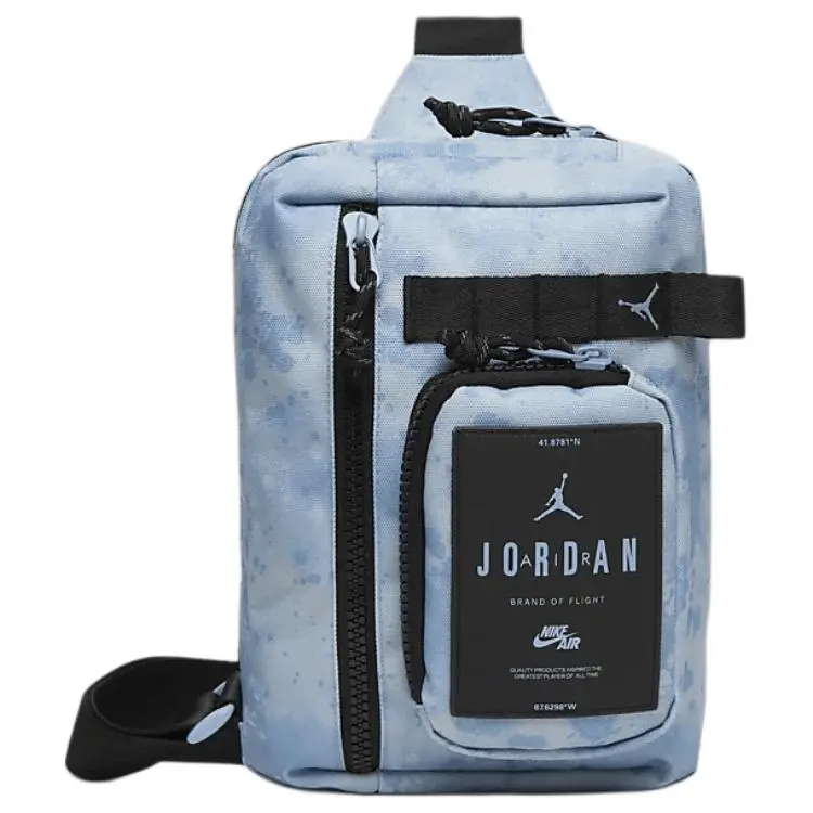 Jordan Polyester Crossbody Bags Men's Blue Gray