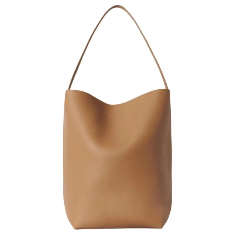 THE ROW N/S Park Leather Bucket Bag, Tote Bag, Shopping Bag, Shoulder Bag, Handbag Large Women's Cinnamon